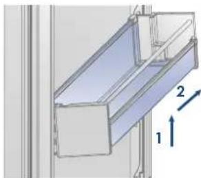 Fulgor Milano F7SRC36S1-R - Étagères de la Porte - 1