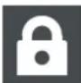 Fulgor Milano F7SRC36S1-R - Padlock icon. - 2