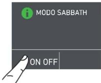 Fulgor Milano F7SRC36S1-R - 5) Modo Sabbath - 3