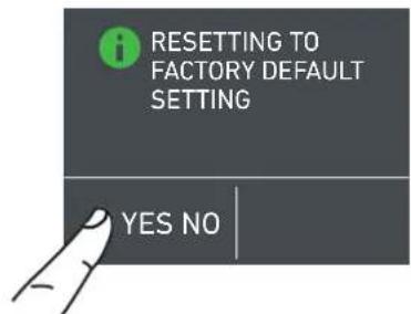 Fulgor Milano F7SRC36S1-R - 6) Reset - 5