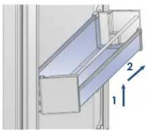 Fulgor Milano F7SRC36S1-R - Door Bins adjustment - 1