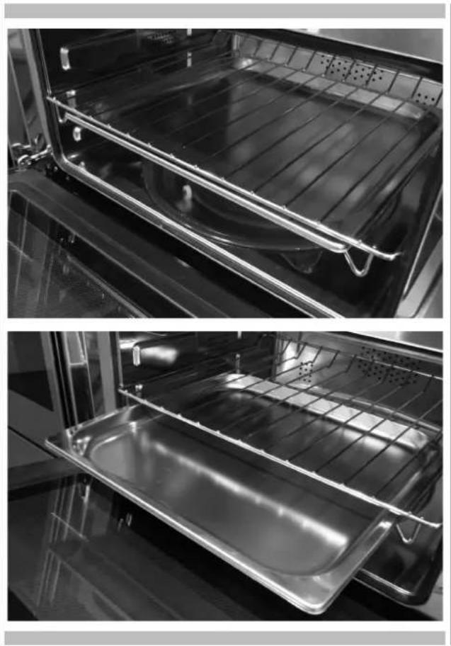Fulgor Milano F7MSPD30S1 - Montaje y desmontaje de la parrilla plana - 1