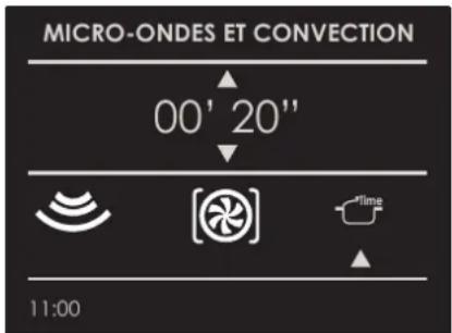 MICRO-ONDES ET CONVECTION 00' 20" 11:00