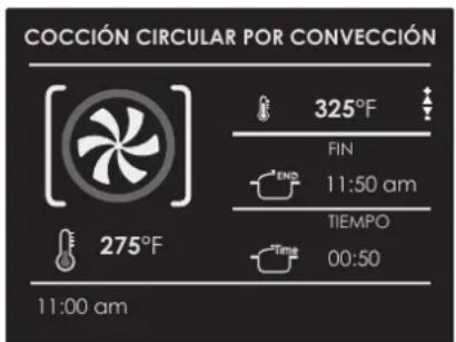 Fulgor Milano F7MSPD30S1 - Ajustar un modo temporizado - 1