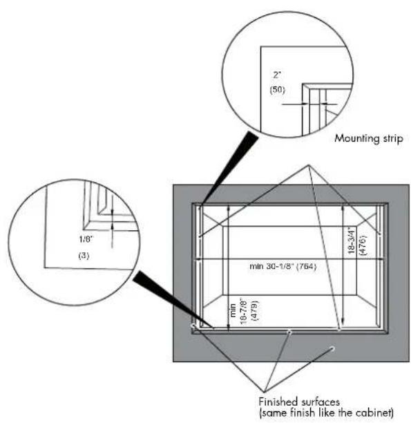 Fulgor Milano F7MSPD30S1 - FLUSHMOUNT INSTALLATION - 2
