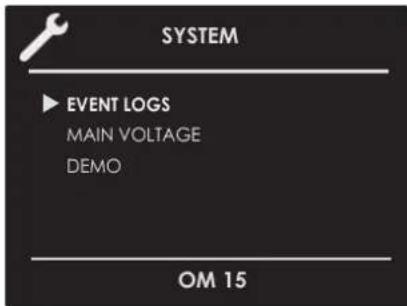 Fulgor Milano F7MSPD30S1 - EN 7 - System Setting - 2