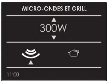 MICRO-ONDES ET GRILL 300W Time 11:00