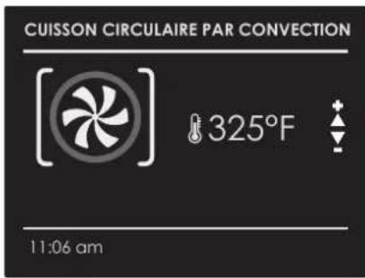 CUISSON CIRCULAIRE PAR CONVECTION 325°F 11:06 am