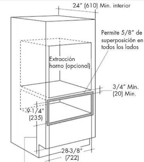 Fulgor Milano F7DWD30S1 - OPCIONES DE INSTALACIÓN - 1