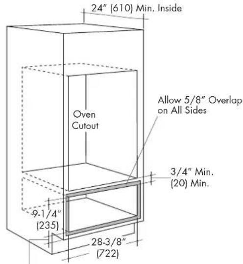 Fulgor Milano F7DWD30S1 - INSTALLATION OPTIONS - 2