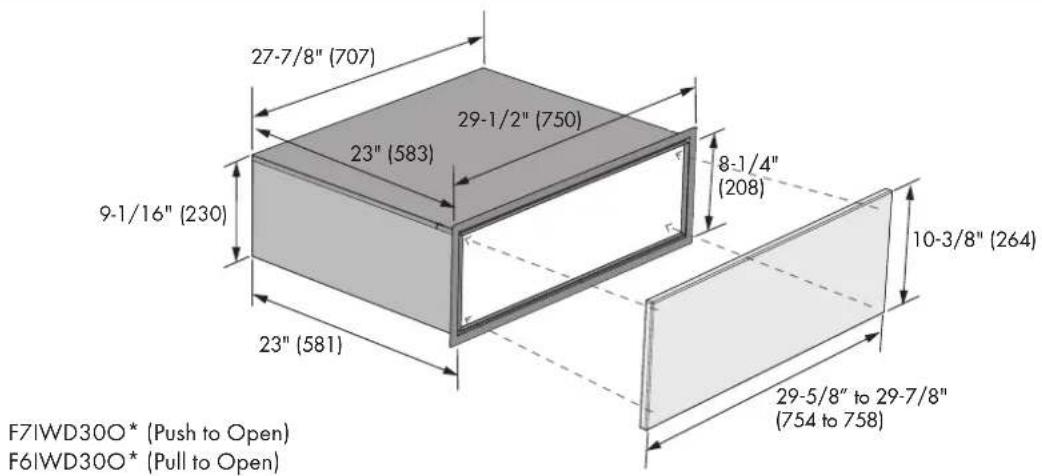 Fulgor Milano F7DWD30S1 - OPCIONES DE INSTALACIÓN - 5