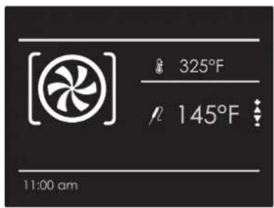[325°F 145°F 11:00 am