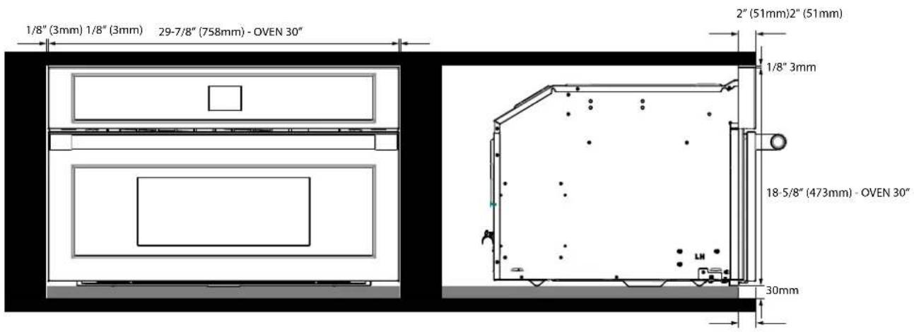 Fulgor Milano F7MSCO30S1 - FLUSHMOUNT INSTALLATION - 5