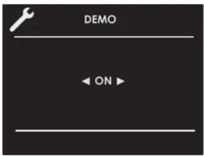 DEMO ← ON ►