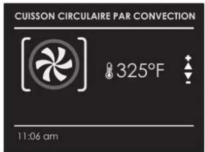 CUISSON CIRCULAIRE PAR CONVECTION 325°F 11:06 am