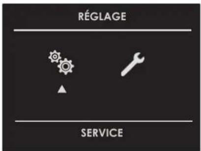 RÉGLAGE SERVICE