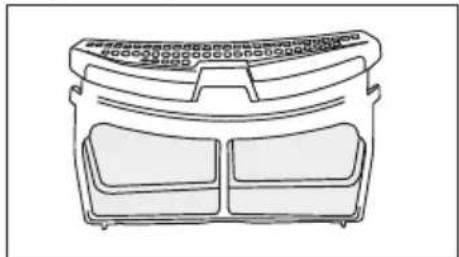 WHIRLPOOL C WD 95M WBS BE - Nukkasuodattimet (sisäiset ja ulkoiset suodattimet) / luukun sisäpinnan puhdistus - 4