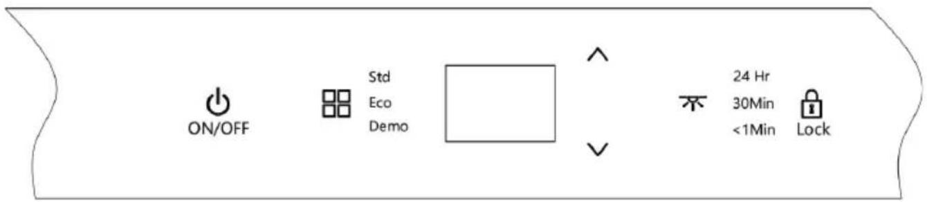WHIRLPOOL WHW45S2B - Panel de control del enfriador de vinos - 1