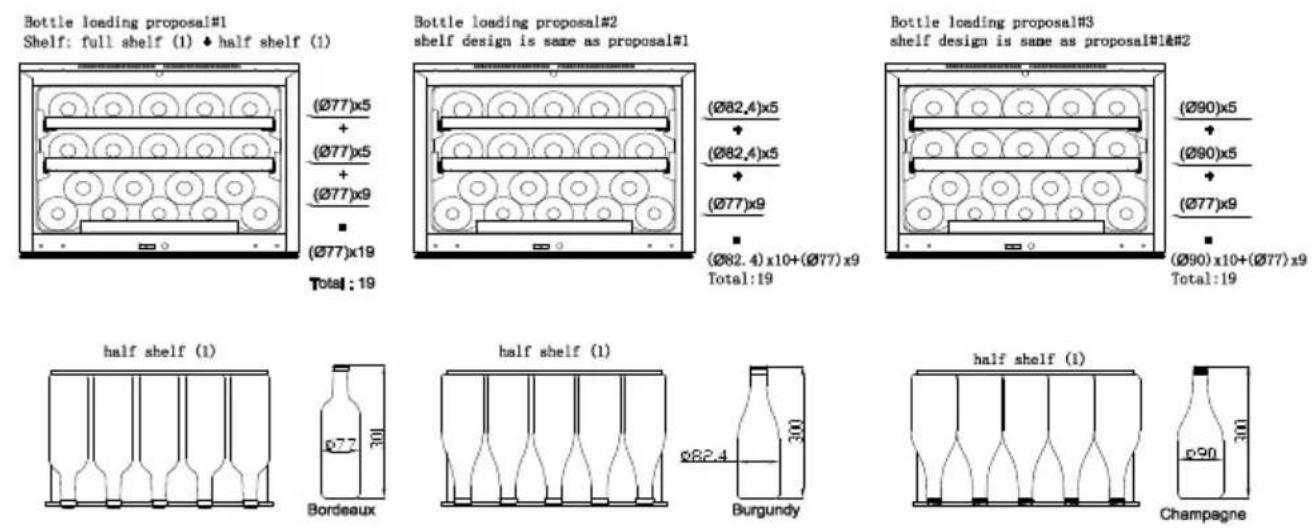 WHIRLPOOL WHW45S2B - Schema di stoccaggio - 1