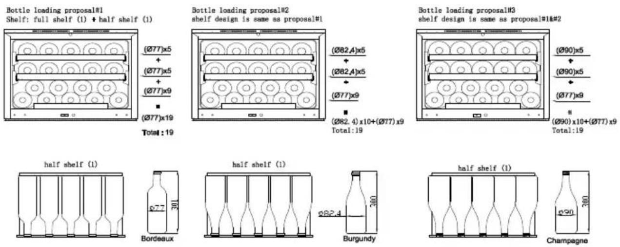 WHIRLPOOL WHW45S2B - Diagramme de stockage - 1