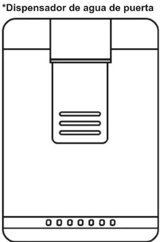 WHIRLPOOL WHGF 6564 XK4E - Uso del dispenser de agua interno y del dispenser de agua de la puerta - 1