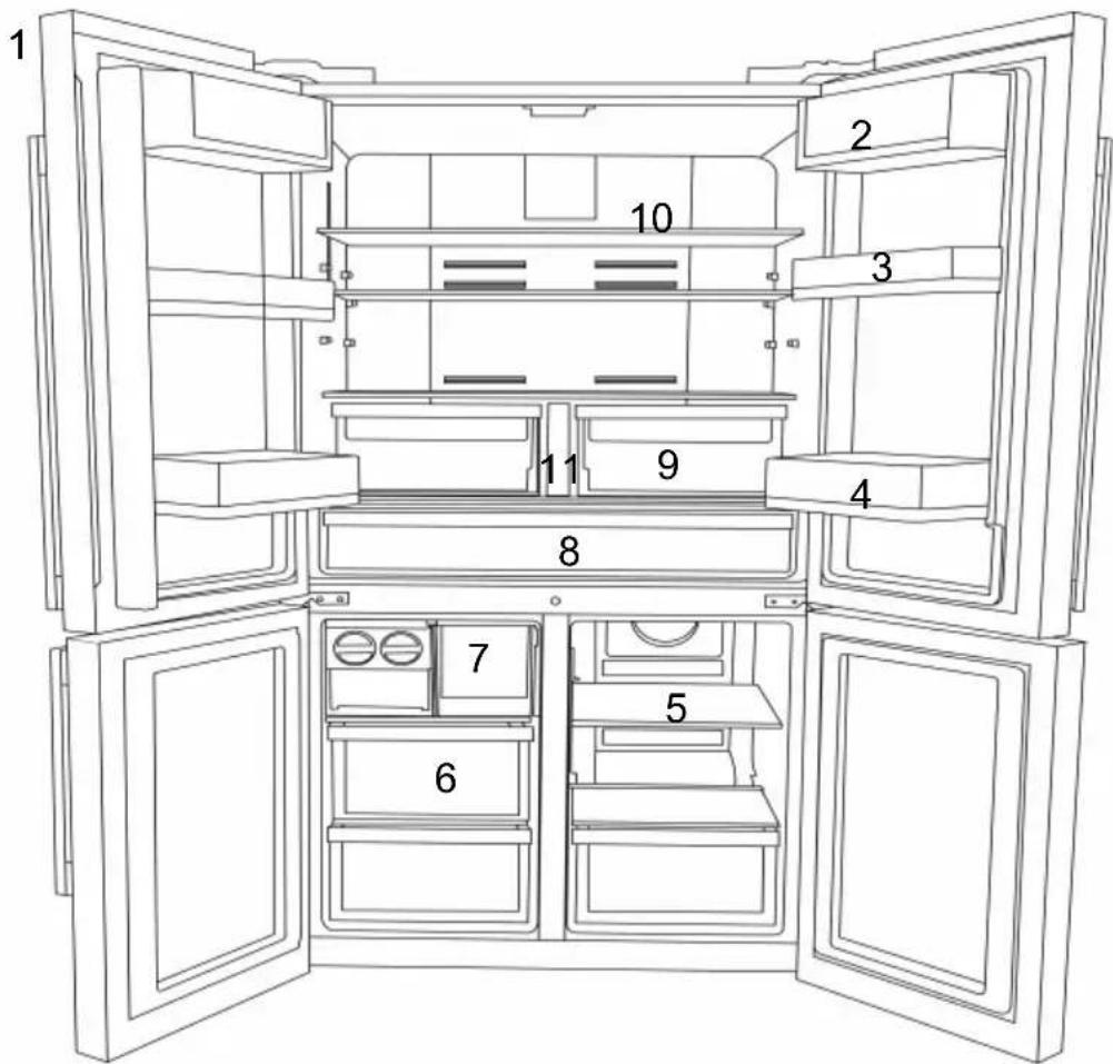 WHIRLPOOL WHGF 6564 XK4E - El frigorífico - 1