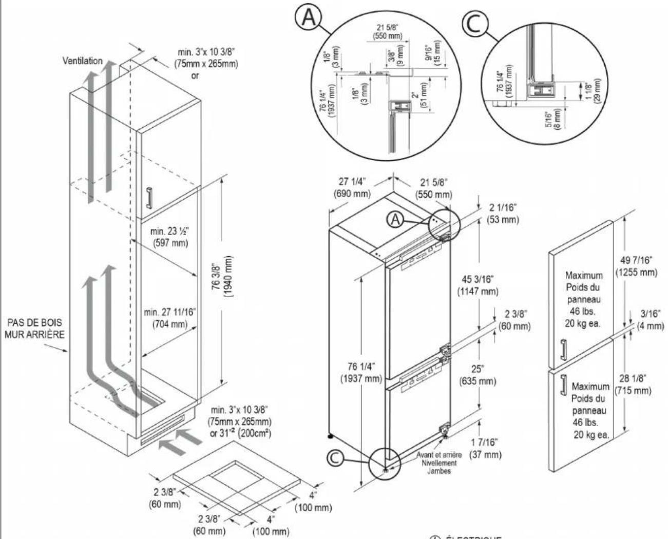 Fulgor Milano FM4BM28IFBI - Ventilation - 2