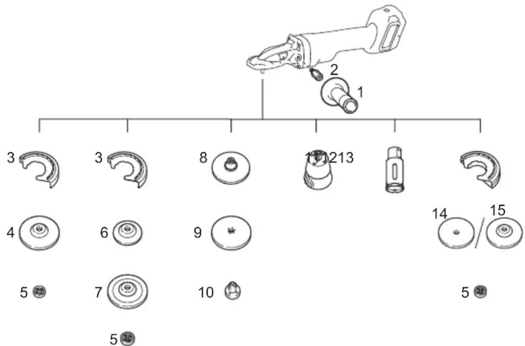 MAKITA GA055G - Sonderzubehör - 1