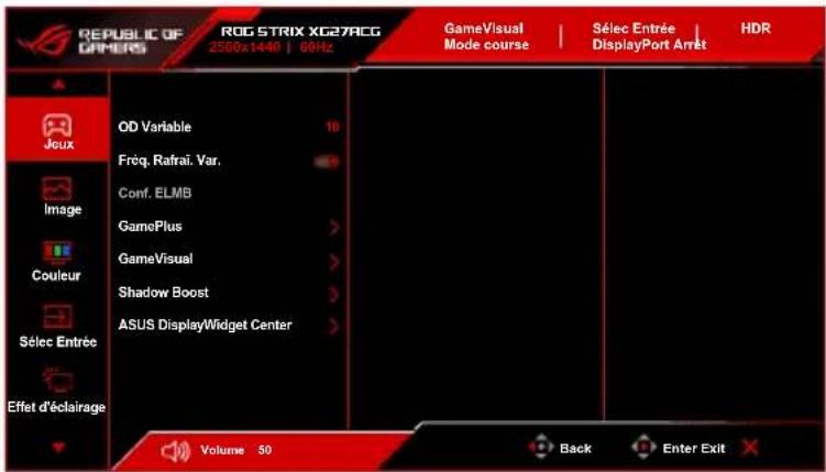 ASUS ROG Strix XG27ACG - Jeux - 1