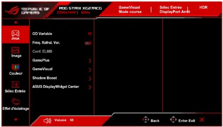 ASUS ROG Strix XG27ACG - Reconfiguration - 1
