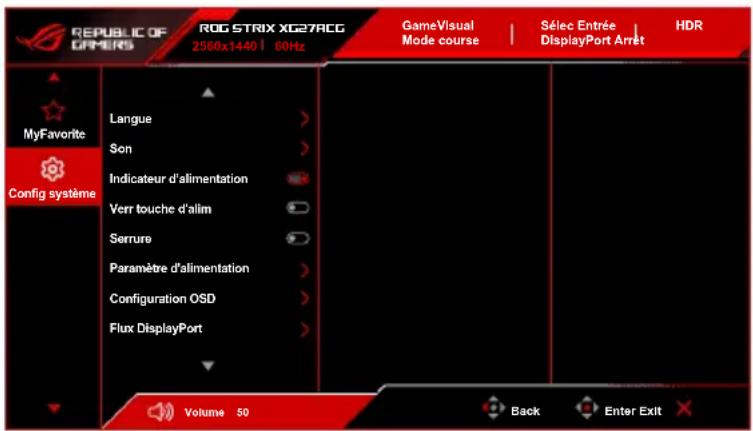 ASUS ROG Strix XG27ACG - Config système - 1