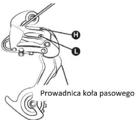 SHARP BK-CD04E - Regulacja ogranicznika tylnąej przerzutkię - 1