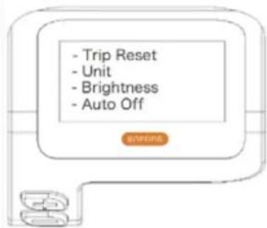 SHARP BK-CD04E - 1) Display setting - 1