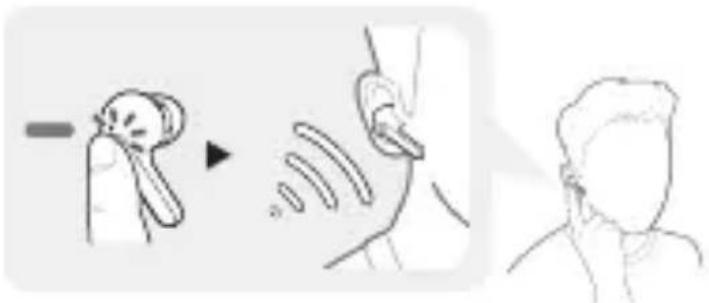 LG TONE Free TONE-FP3 - Umgebungsgeräusche hören (Listening to the Ambient Sound - LAS) - 1