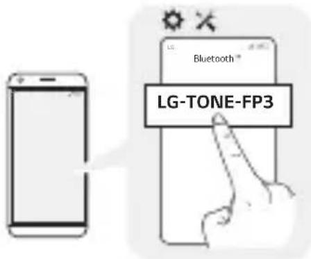 LG TONE Free TONE-FP3 - Gyors párosítás - 2