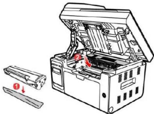 PANTUM M6509 - Remplacer la cartouche de toner - 5