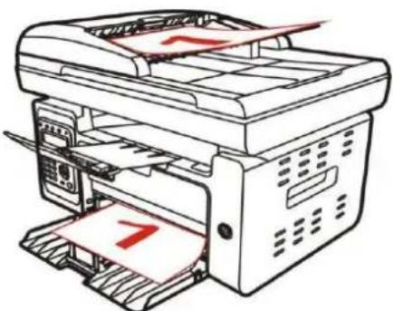 PANTUM M6609 - Étapes à suivre pour utiliser la fonction de copie manuelle d'originaux en mode recto-verso - 1