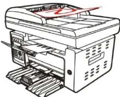 PANTUM M6609 - Étapes à suivre pour utiliser la fonction de copie manuelle d'originaux en mode recto-verso - 3