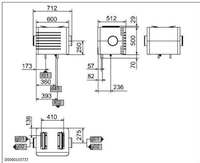STIEBEL ELTRON LWF AR 1.5 - Wandmontage - 2