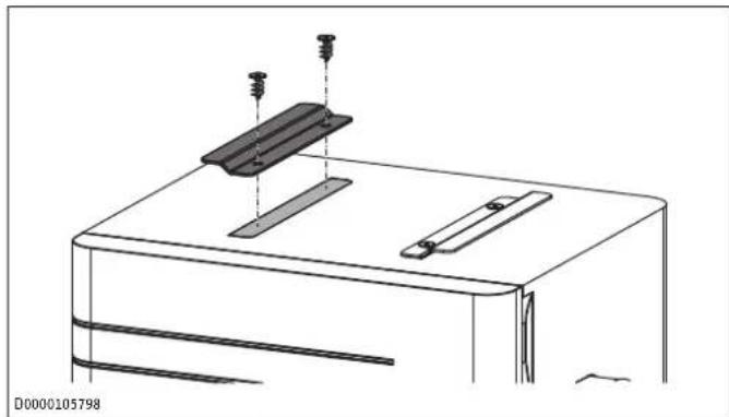 STIEBEL ELTRON LWF AR 1.5 - De profielrails op het toestel monteren - 1