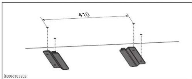 STIEBEL ELTRON LWF AR 1.5 - Installazione pensile o a soffitto delle guide profilate - 1