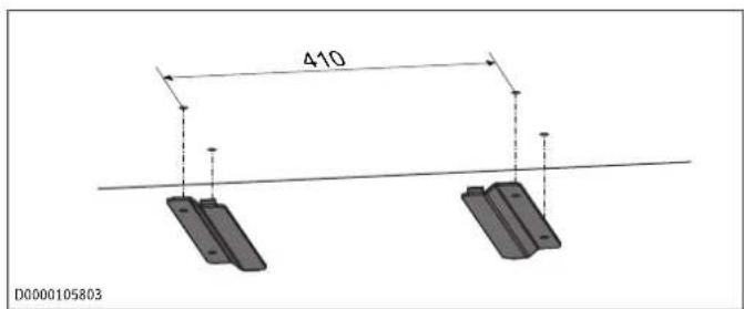 STIEBEL ELTRON LWF AR 1.5 - Fitting the profile rails to the wall or ceiling - 1