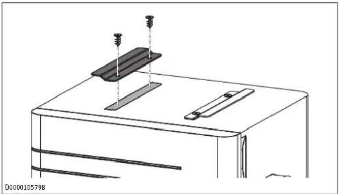 STIEBEL ELTRON LWF AR 1.5 - Montage des guides profilés sur l'appareil - 1