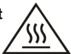 CONTINENTAL EDISON CEMO34CEB3 - The accessible surface may be hot during and after operation. - 1