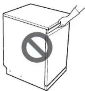 Diagram of a box with a prohibition symbol and hand holding it, indicating no restrictions or prohibition.