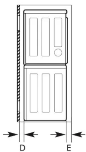 LG DLHC3602W - Espacement pour une installation en encastrement ou dans un placard, avec laveuse et sécheuse superposées - 2