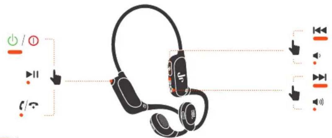 JBL Junior Free - CONTROLS - 2