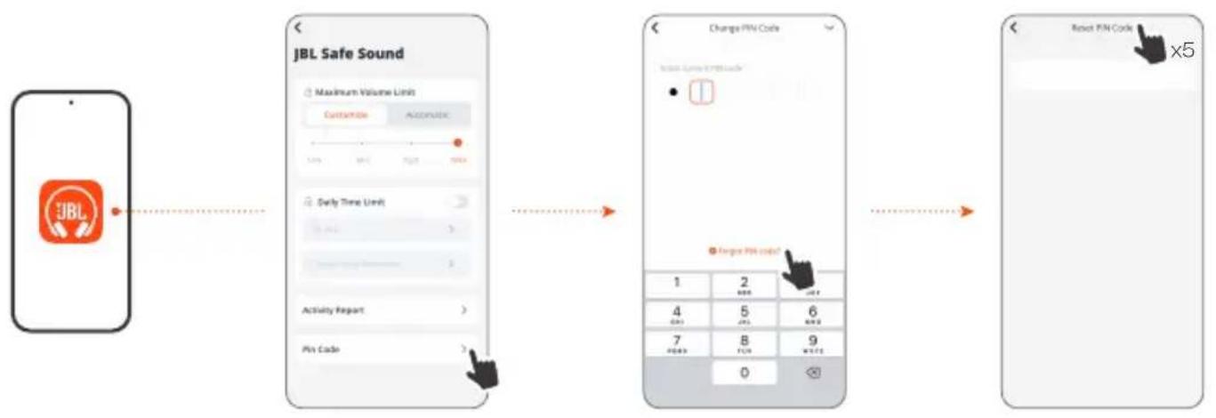 JBL Junior Free - RESET PIN CODE - 2