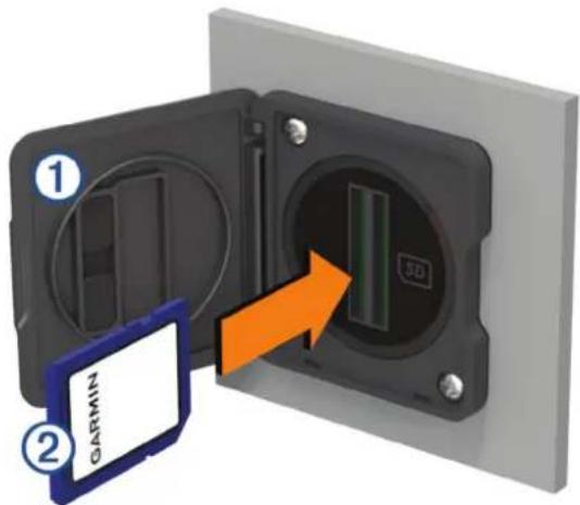 ① ② GARMIN SD