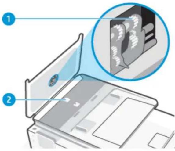 HP ENVY Photo 7934 - Nettoyer le chargeur de documents (certains modèles uniquement) - 2